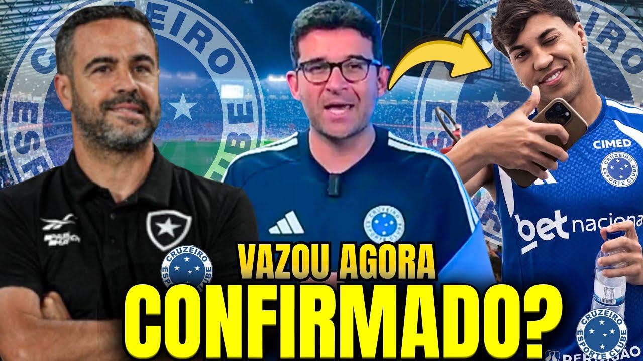 SAMUEL VENÂNCIO TRÁS NOVIDADES DO CRUZEIRO | ARTUR JORGE NEGOCIANDO COM CABULOSO?