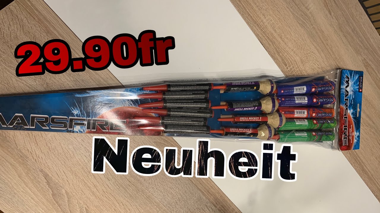 Bugano Marsfire Sortiment Test🇨🇭💥 Neuheit von Pyrostar