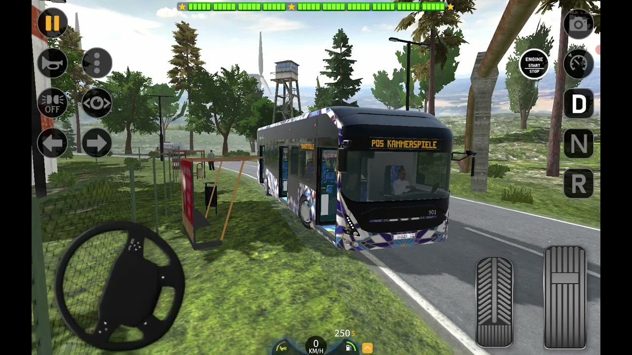 Bus Simulator: EVO - тест на новеньком планшете Tecno Megapad 11