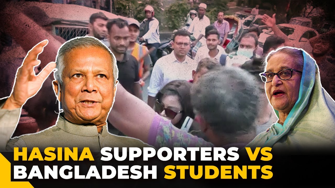 Stick-wielding students clash with Hasina supporters on Bangladesh's National Mourning Day