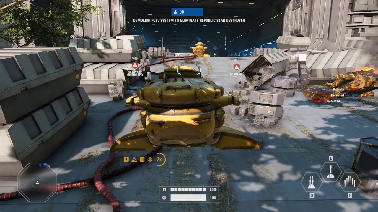 Star Wars Battlefront 2| Epic AAT 18 Streak| Kashyyyk Gameplay