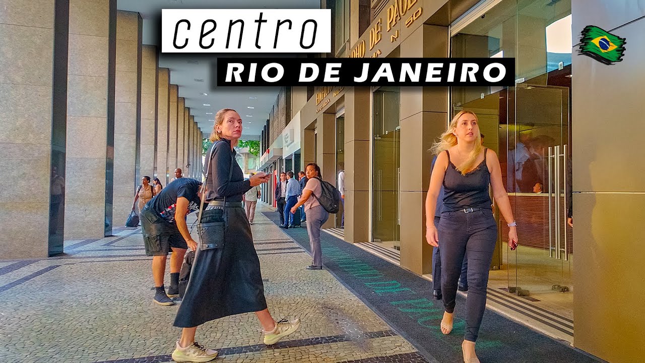 Walking in Downtown Rio  🇧🇷 Centro do Rio de Janeiro, Brazil &mdash; 2025 【 4K UHD 】