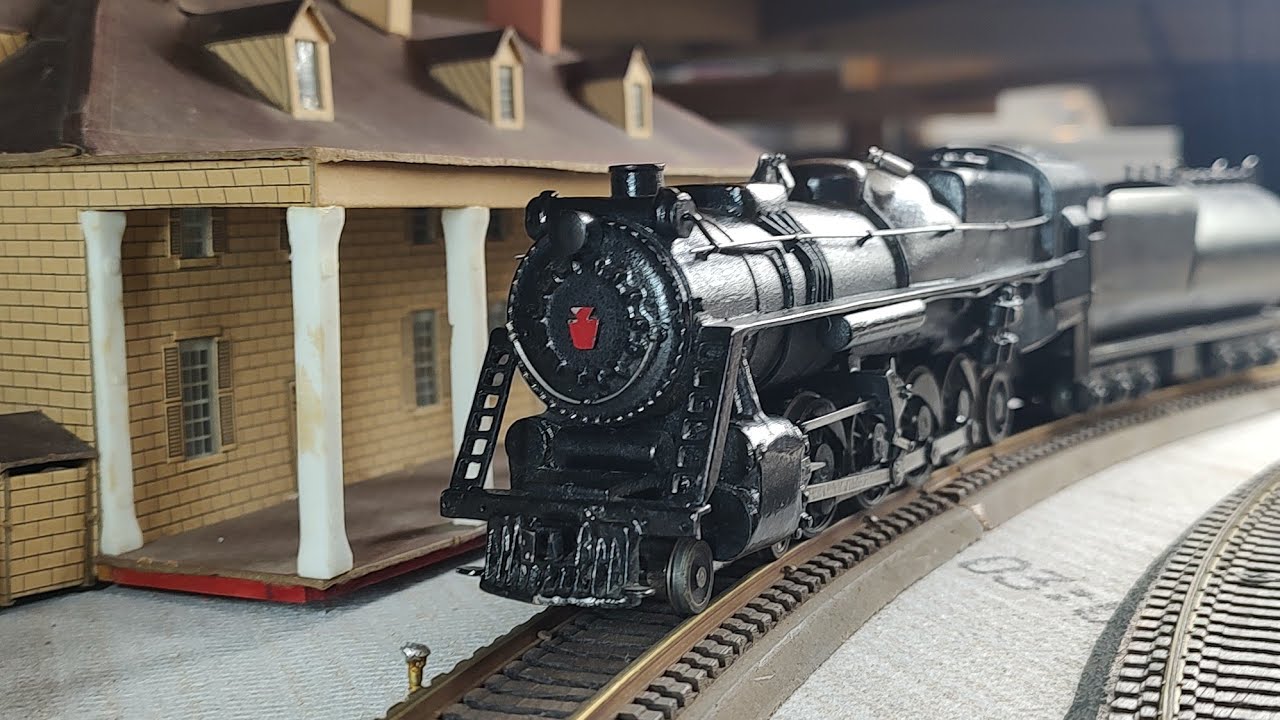 Паровоз Pennsylvania Railroad M1 в масштабе OO, работа Нормана Носса, середина 1950-х годов @ vin...