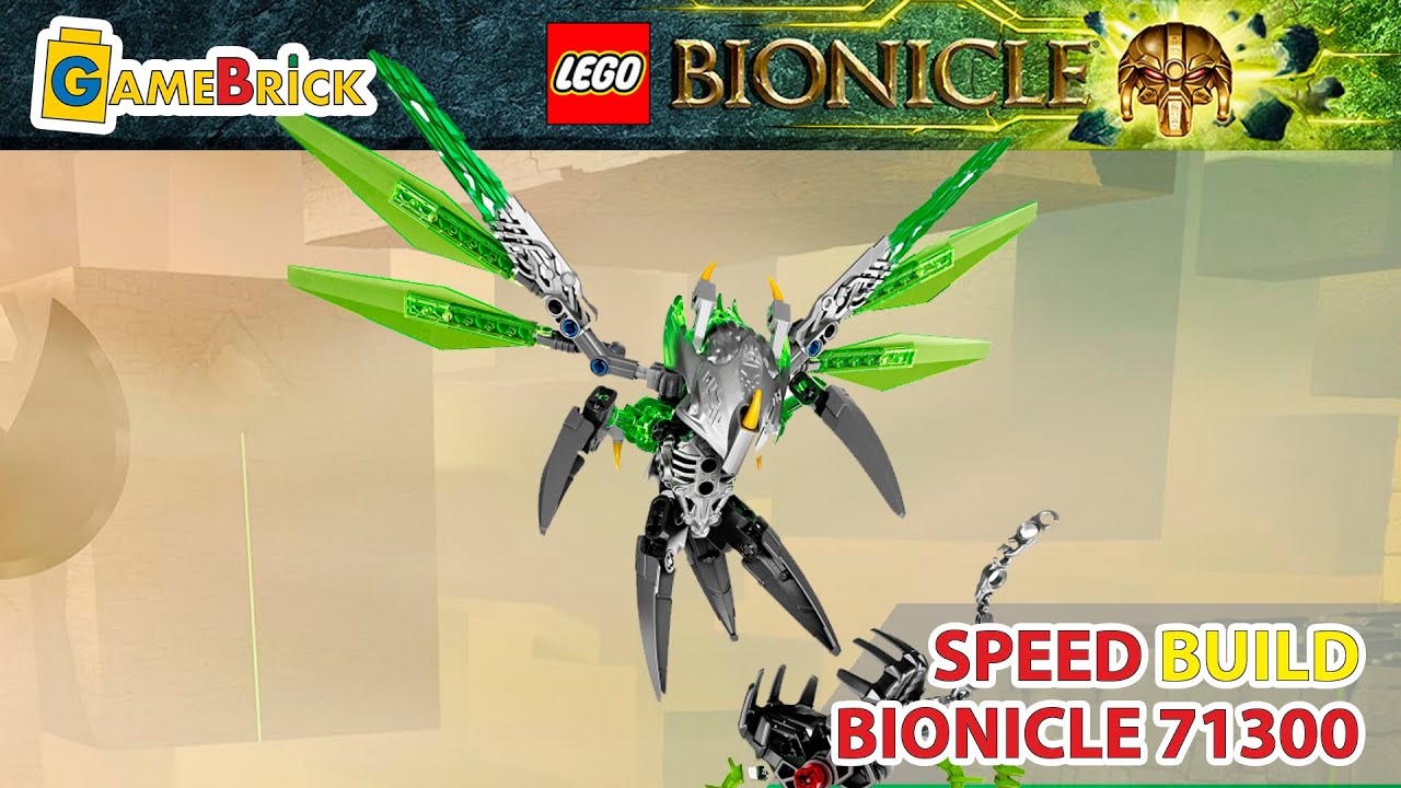 LEGO Bionicle 2016 UXAR - CREATURE OF JUNGLE  speed build review! 71300 [GameBrick]
