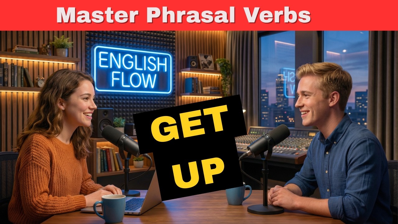 English Podcast  - How to use GET UP like a Native Speaker