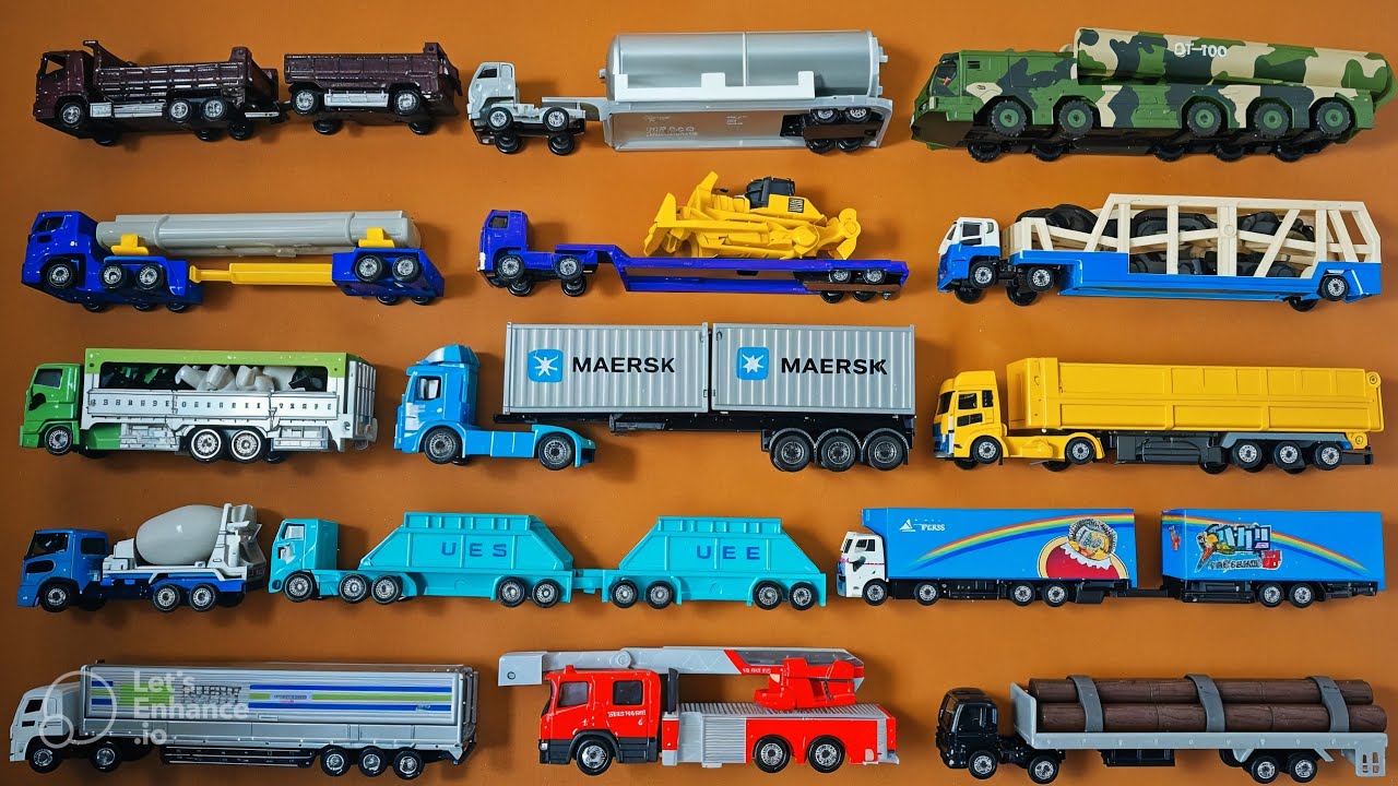 Toy Truck Collection with Tomica & Siku | Truck collection for kids | Learn Truck for Preschoolers