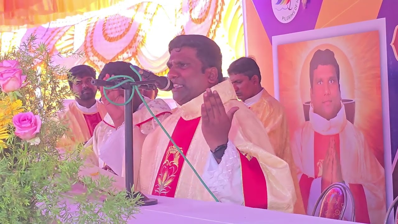 Rev.Fr.K.Premraj #First Mass@NelloreDiocese #Bestavaripeta#Parish#Mallapuram #village #FrPeter