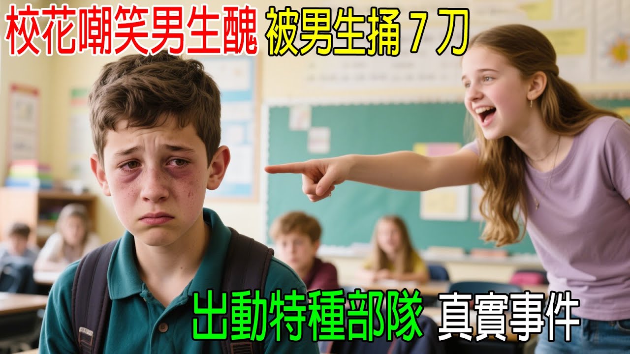 校花嘲笑男生醜，被男生捅7刀，警方出動特種部隊，真實事件改編！