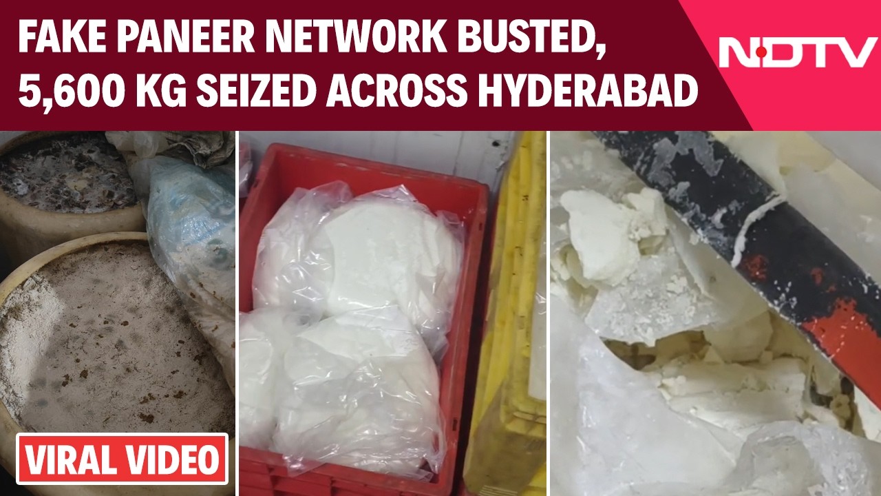 Hyderabad News | Fake Paneer Network Busted, 5,600 Kg Seized Across The City In Hyderabad