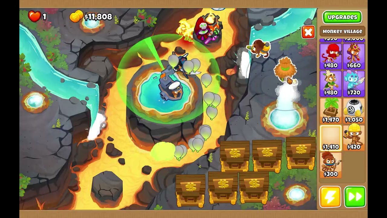 Bloons TD 6 | Sulfur Springs | Hard | Impoppable | No Lives Lost No Powers