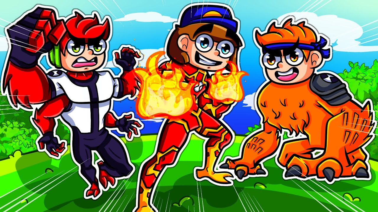 VIRAMOS a FAMÍLIA BEN 10 e Conseguimos ALIENS no Roblox!!
