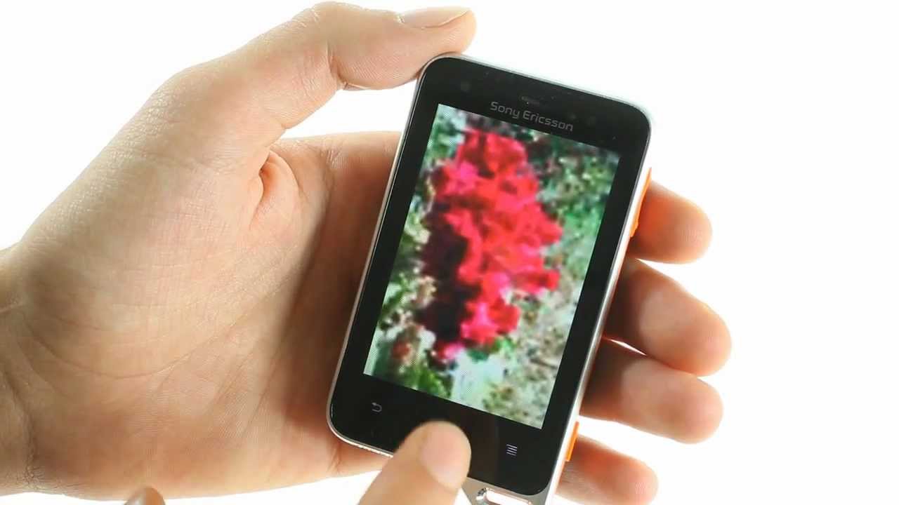 Sony Ericsson Active unboxing and UI demo