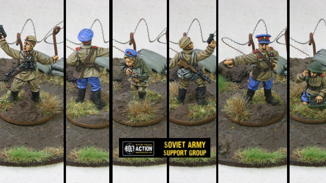 How to Paint Bolt Action - Soviet Command
