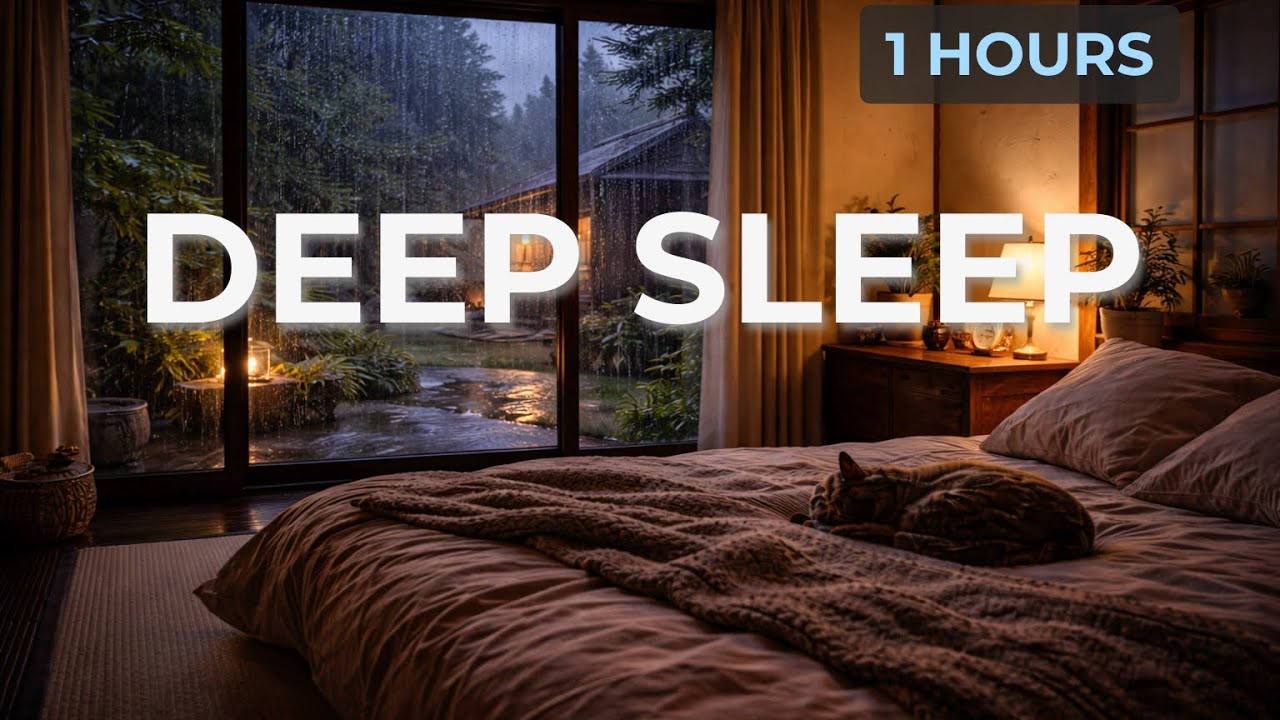 Rain Lofi for Deep Sleep | 1 Hour