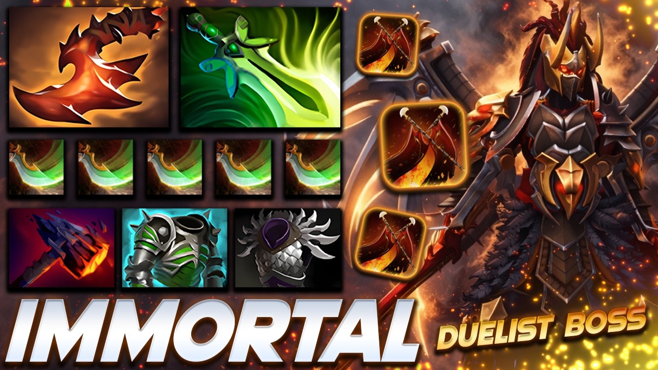 Legion Commander Immortal Duelist Boss - Dota 2 Pro Gameplay [Watch & Learn]