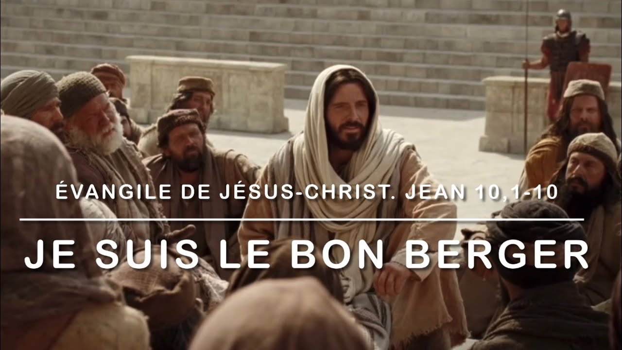 Évangile de Jésus Christ + commentaire : Jean 10, 1-10 - Je suis le bon Berger. #evangiledujour
