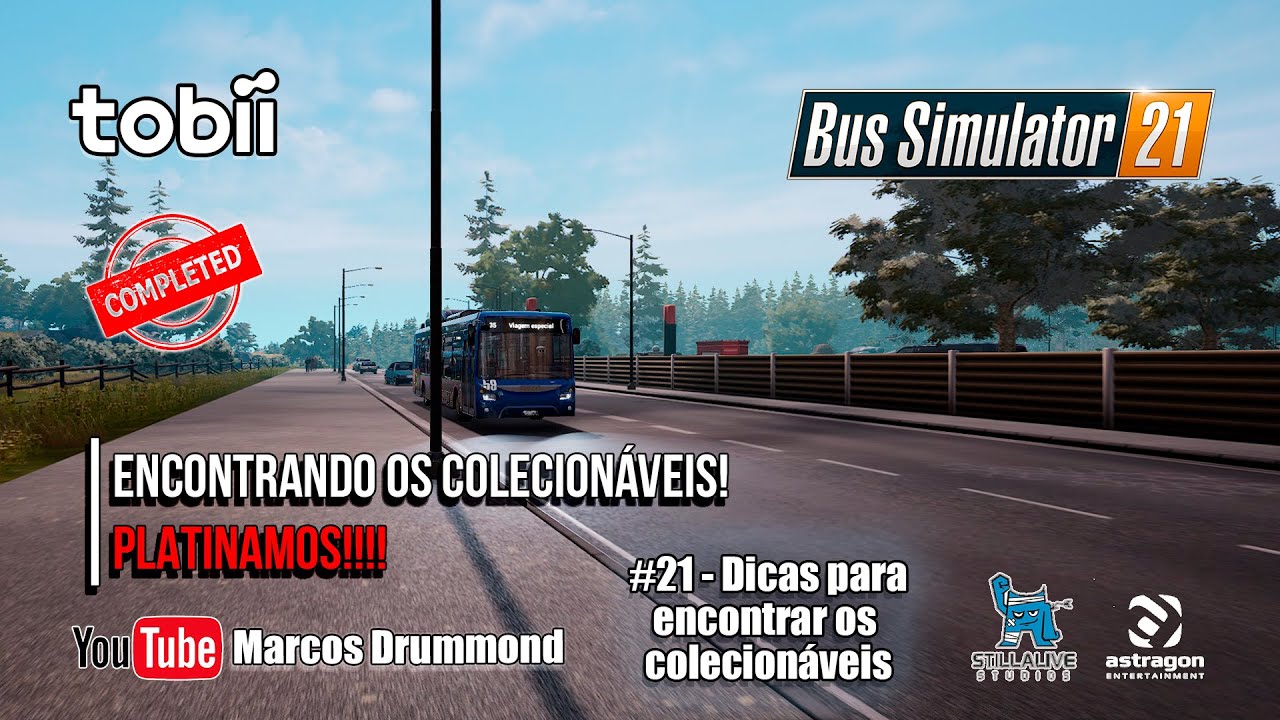 Bus Simulator 21: Seaside Valley #21 -  Colecionáveis de Seaside! PLATINAMOS!