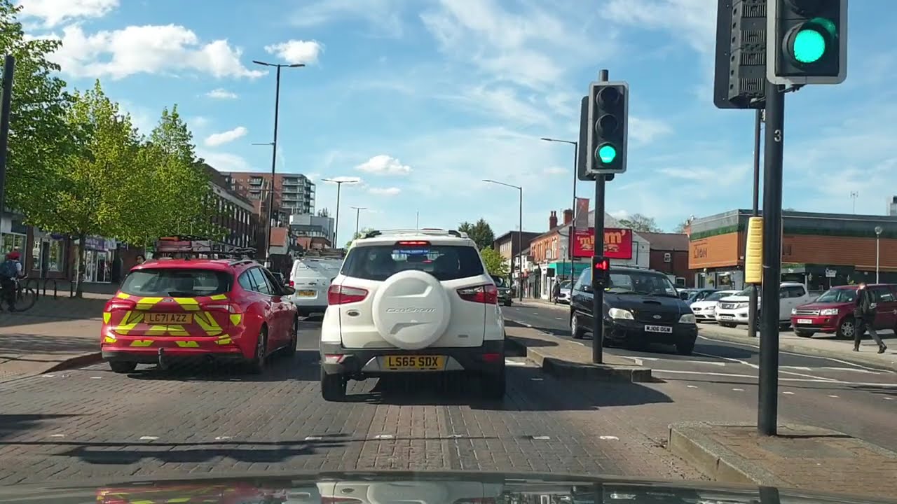 4K Drive UK || Driving on Stratford Road in Shirley and Solihull