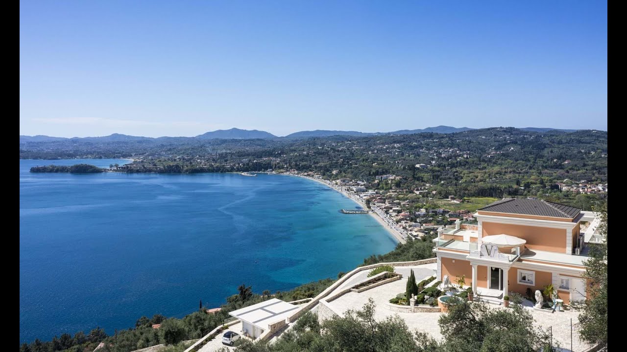Magnificent Hilltop Villa with Panoramic Views | Villa Leone, Spartilas, Corfu – €5M