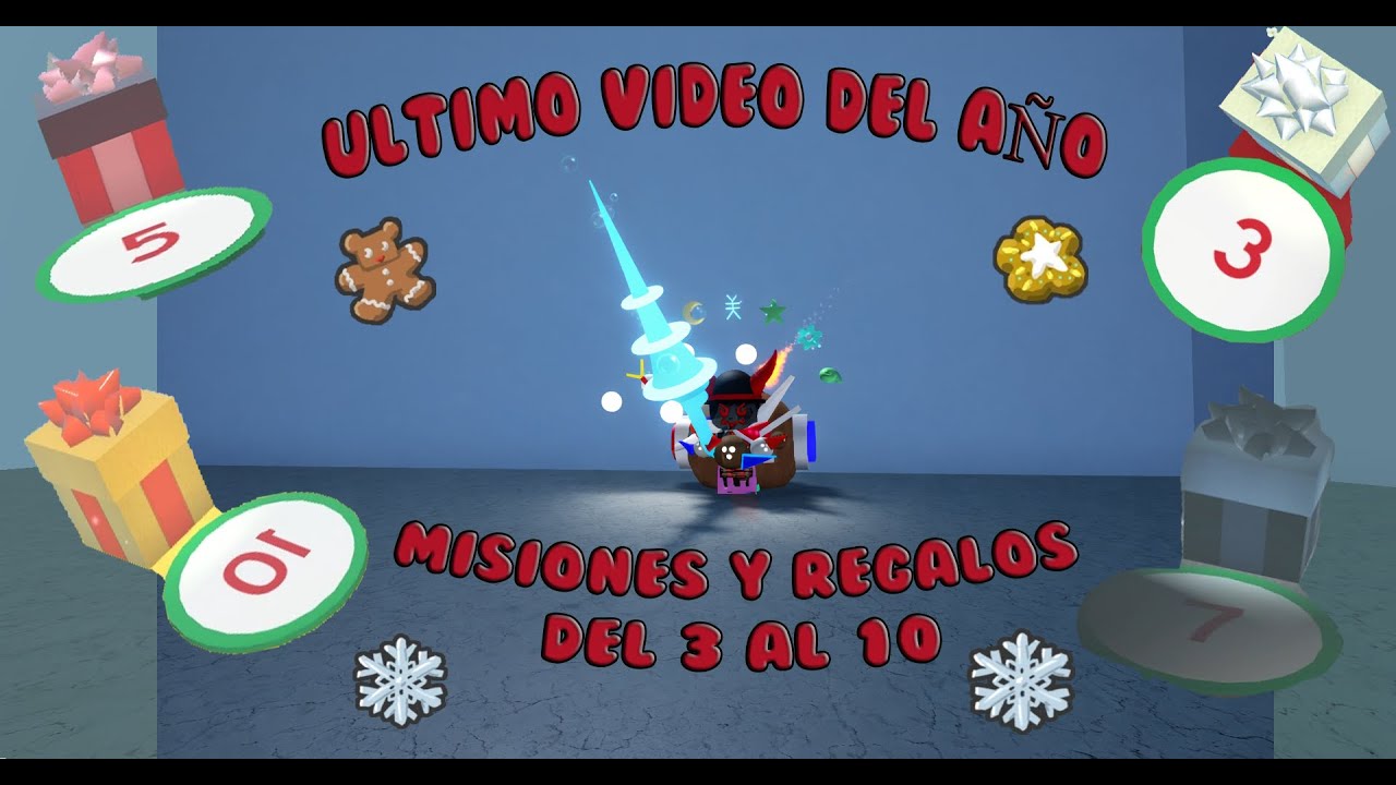 Ultimo Video del 2025, Misiones y Regalos del 3 al 10 en 🎁 Bee Swarm Simulator