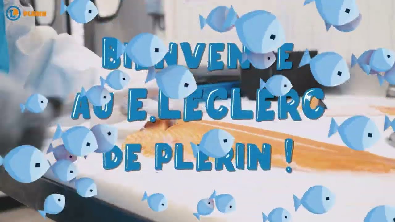 Le rayon poissonnerie du E. Leclerc Plérin