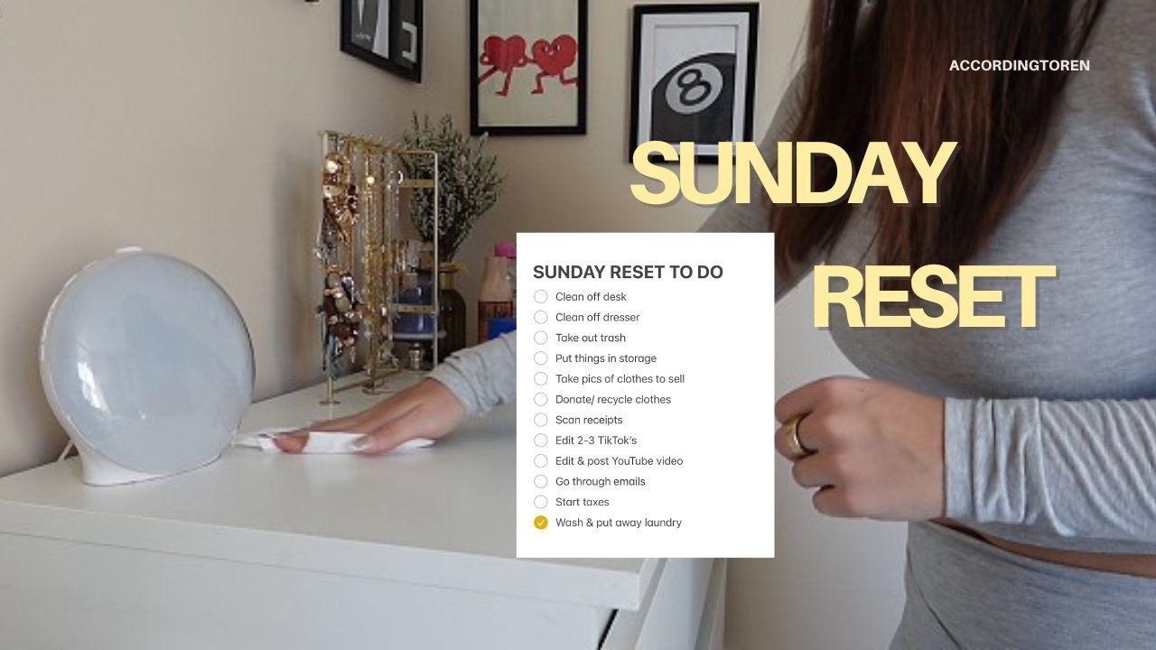 Sunday Reset Vlog: Clean & Declutter With Me