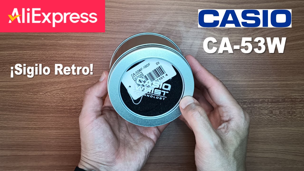 Эти часы-калькулятор Casio CA-53W в негативном цвете, с AliExpress | UNBOXING