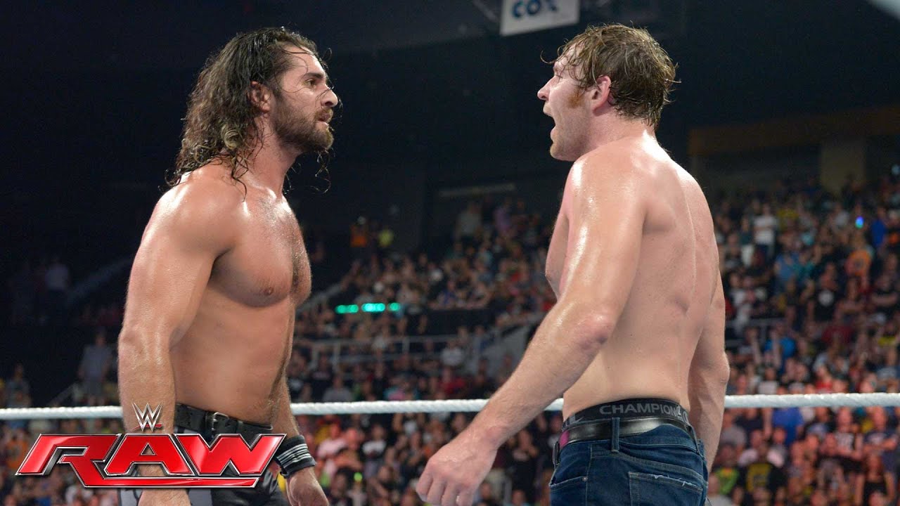 Dean Ambrose vs. Seth Rollins - WWE Championship Match: Raw, July 18, 2016