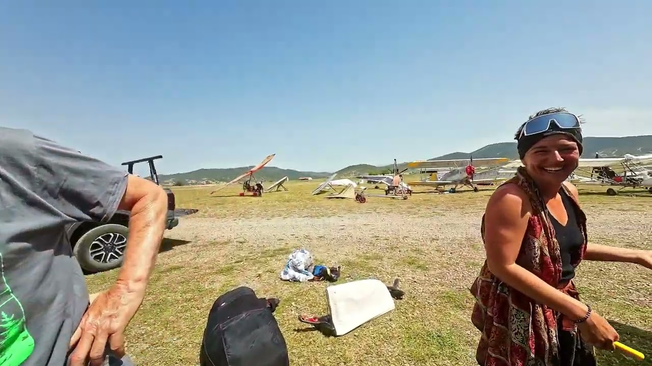 VUELTA IBERICA EN ALA DELTA  AERODROMO DE SANTA CILIA