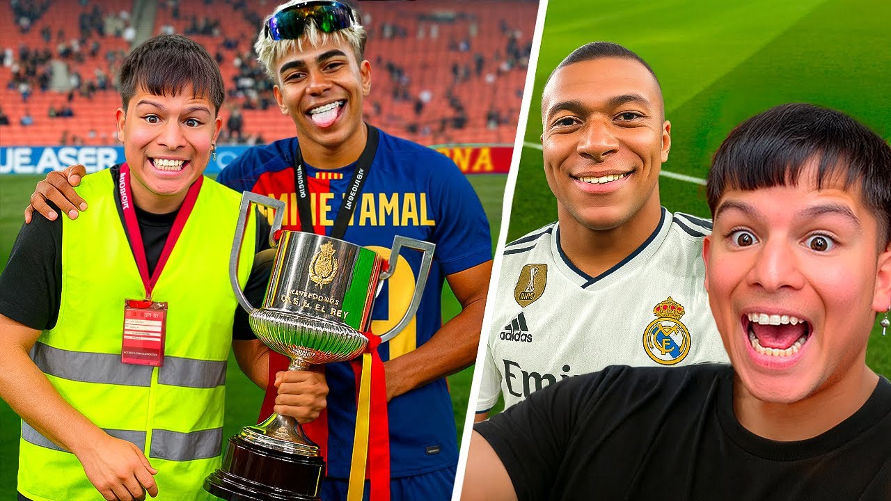 CONOCÍ A LAMINE YAMAL Y MBAPPE.. 