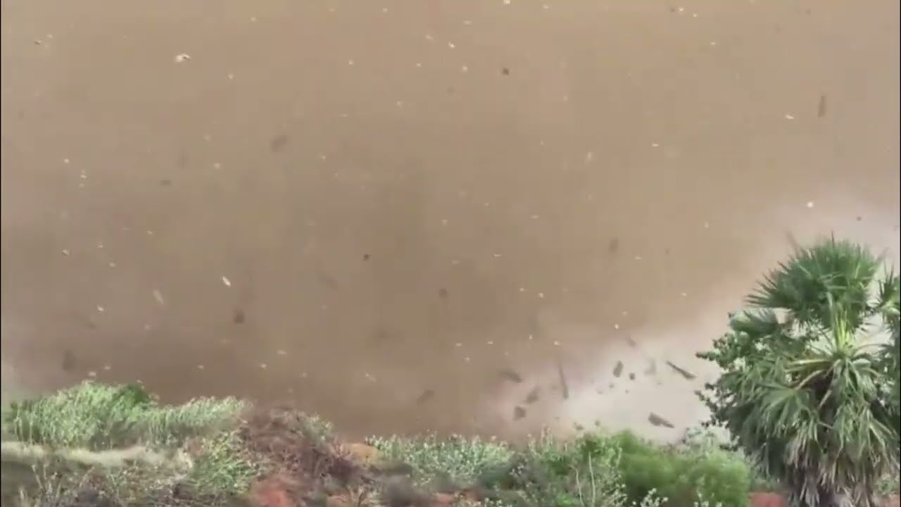 Up Close to Tornado in Thoothukudi, Tamil Nadu, India - Jun. 21, 2026