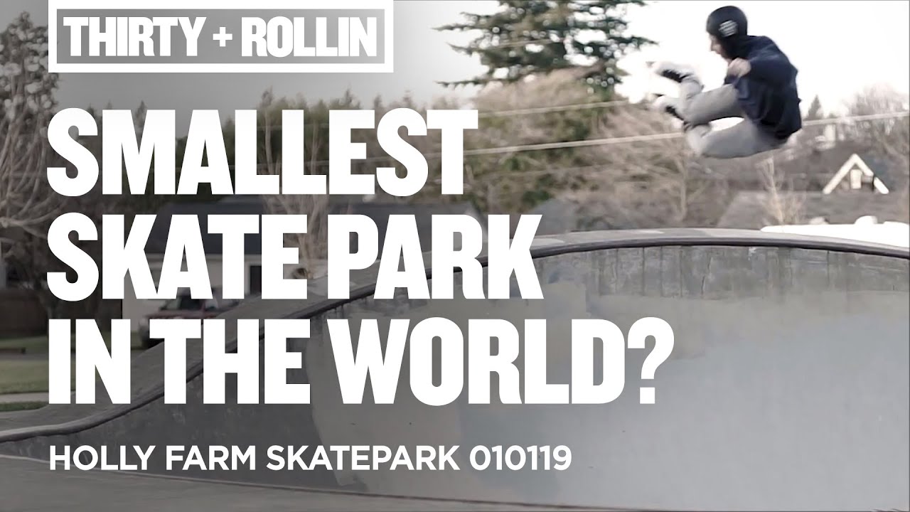Smallest skate park in the world? | Holly Farm Skatepark 010119 | Aggressive Inline Skating
