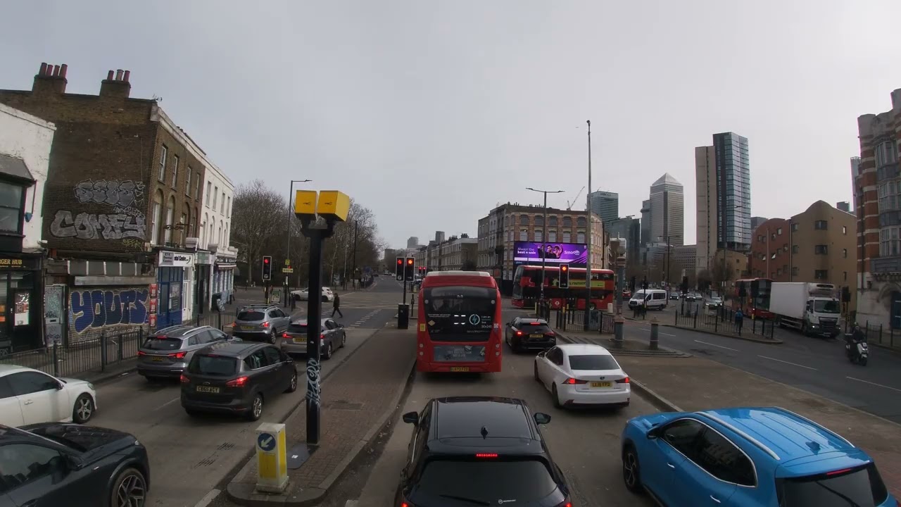London 135 Bus Route POV - Towards Crossharbour ASDA [4K]