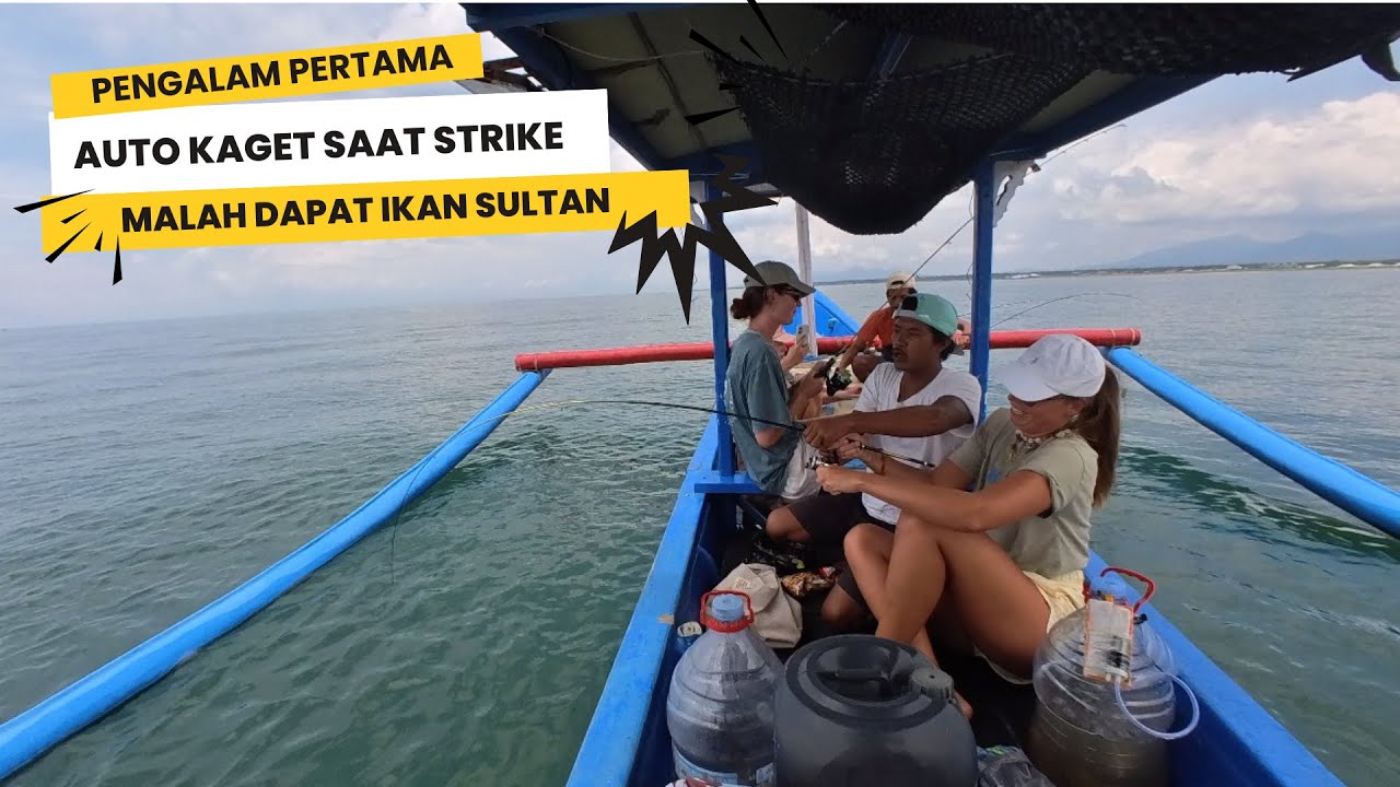 Bule Cantik Pengalaman Mancing Pertama Kali Di laut