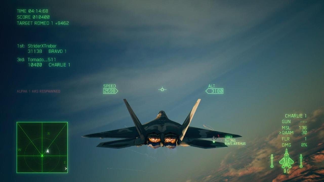 Ace Combat 7 'F-22A 'Battle Royale
