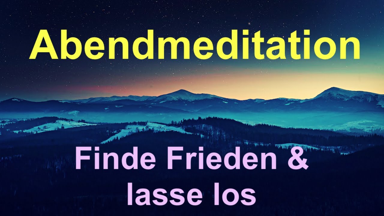 Evening meditation - fall asleep in peace ✯ guided meditation for deep sleep