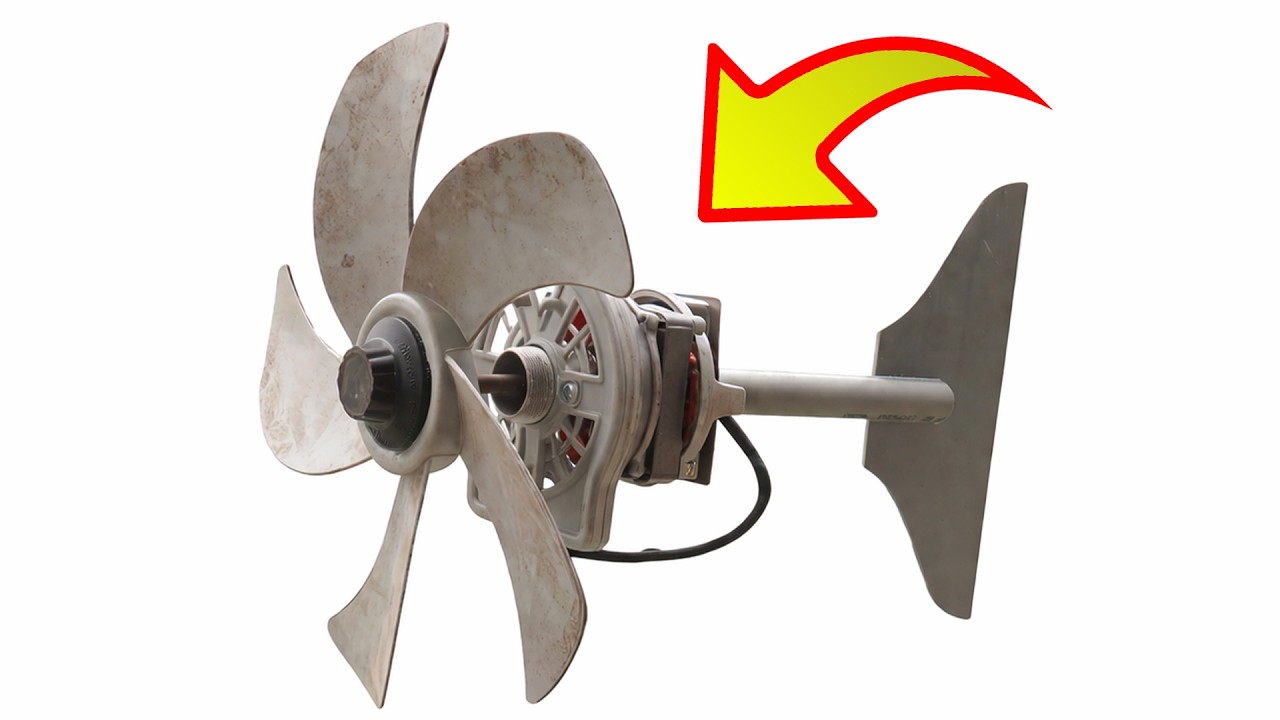 This Broken Fan Actually Generated Power  Wind Turbine Test