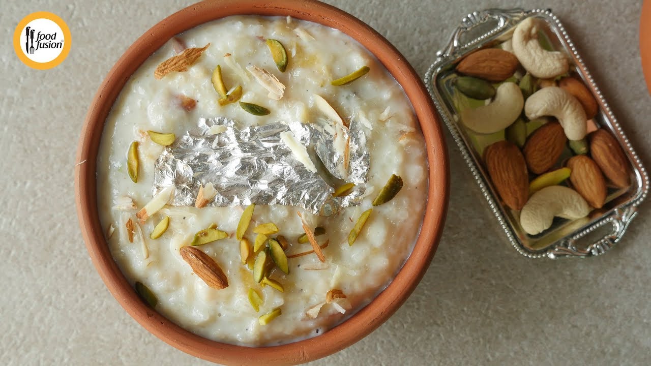 Rabri Kheer Recipe By Food Fusion (Bakra Eid Special)