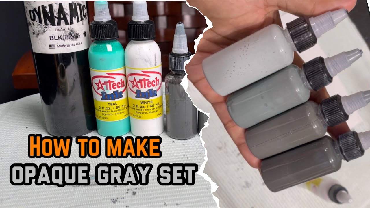 PAANO GUNAWA NG OPAQUE GRAY SET @recktattooph8409