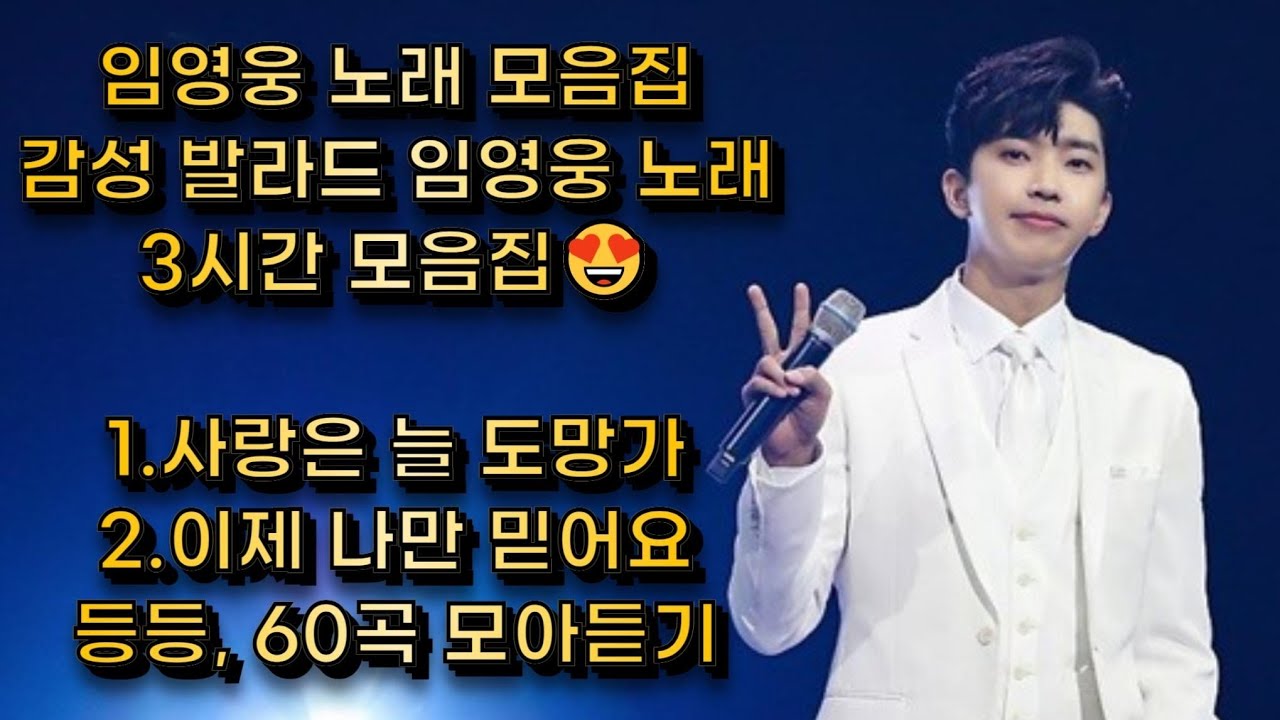 임영웅 감성 노래모음 60곡| 조용히 들어두는 위로의 플레이리스트|연속 재생 #임영웅 #임영웅노래 #임영웅노래모음 