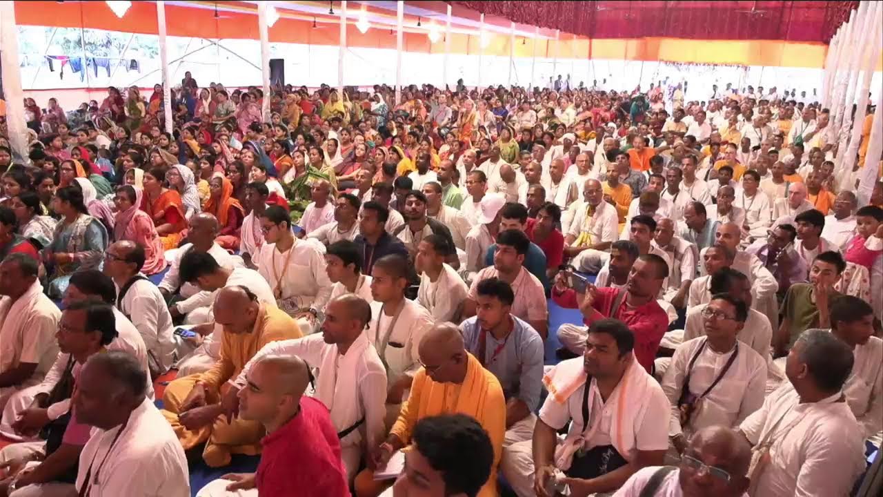 Navadwip Mandal Parikrama 2025 Adhivas Ceremony Evening session