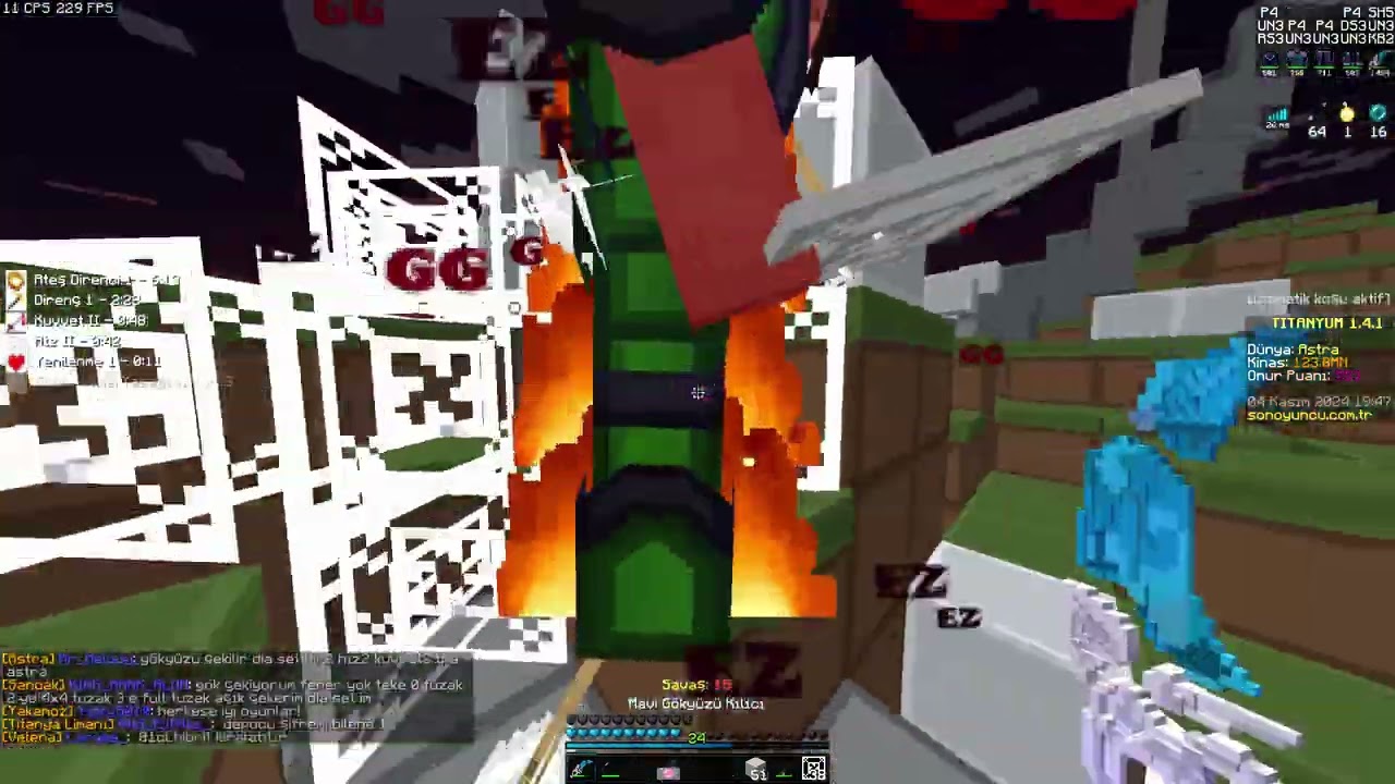 3X KAN 1X BUZ 30X GOK - sonoyuncu titanyum #pvp
