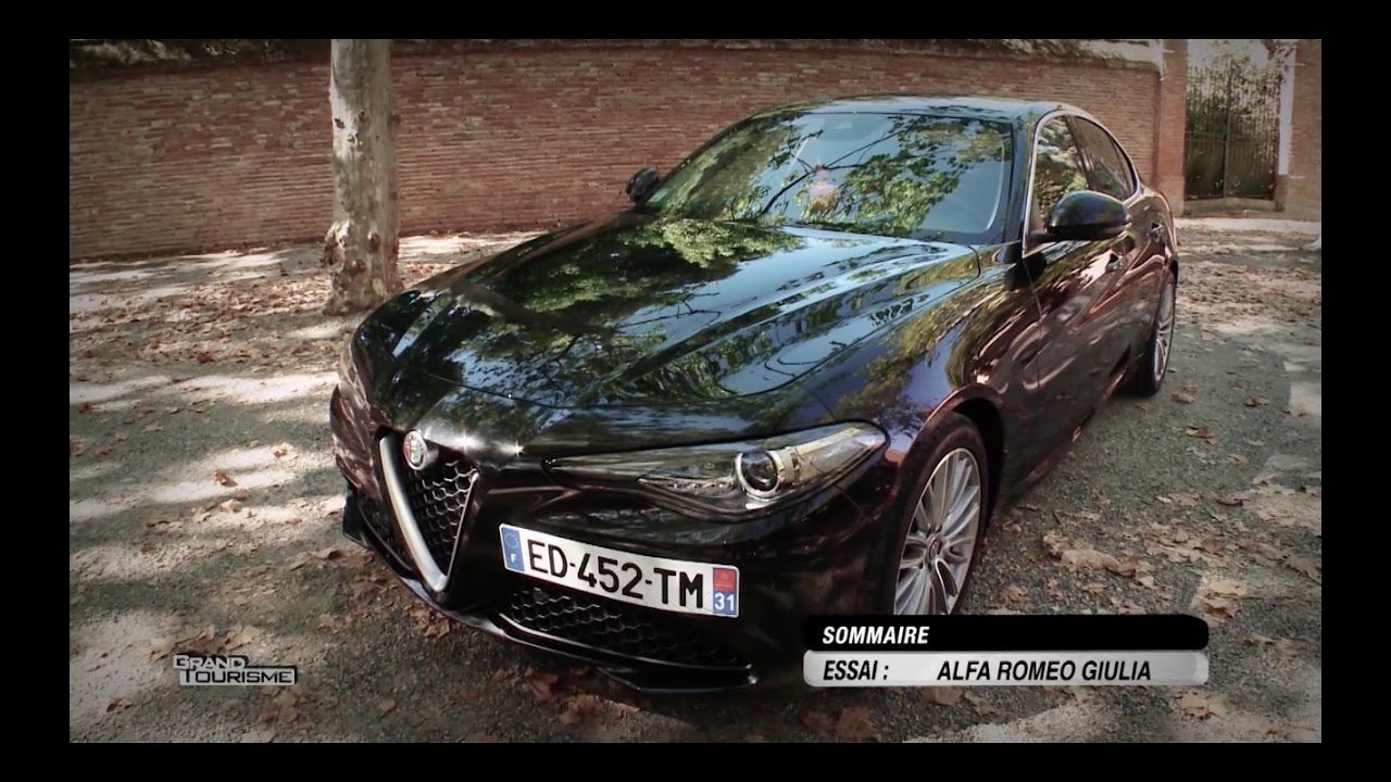 Essai Alfa Romeo GIULIA émission Grand Tourisme