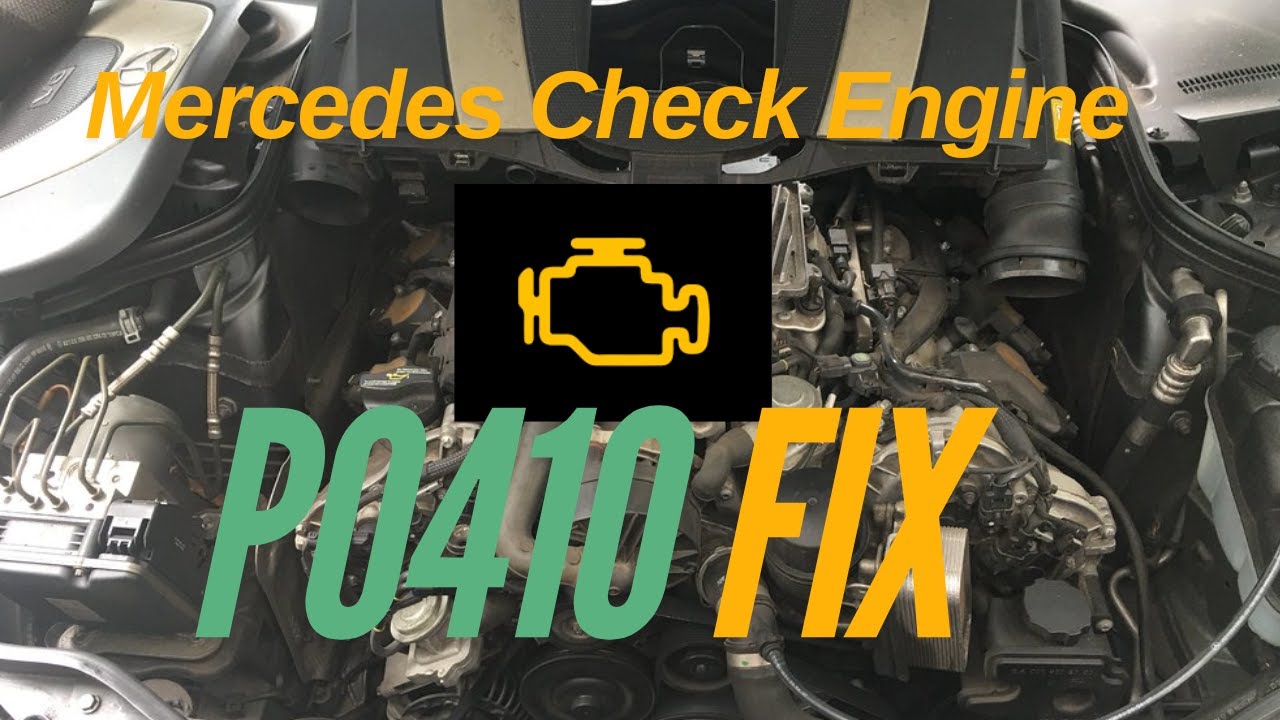 Исправление ошибки P0410 на Mercedes E350 🔧 &mdash; Самостоятельный ремонт системы подачи вторичного во...
