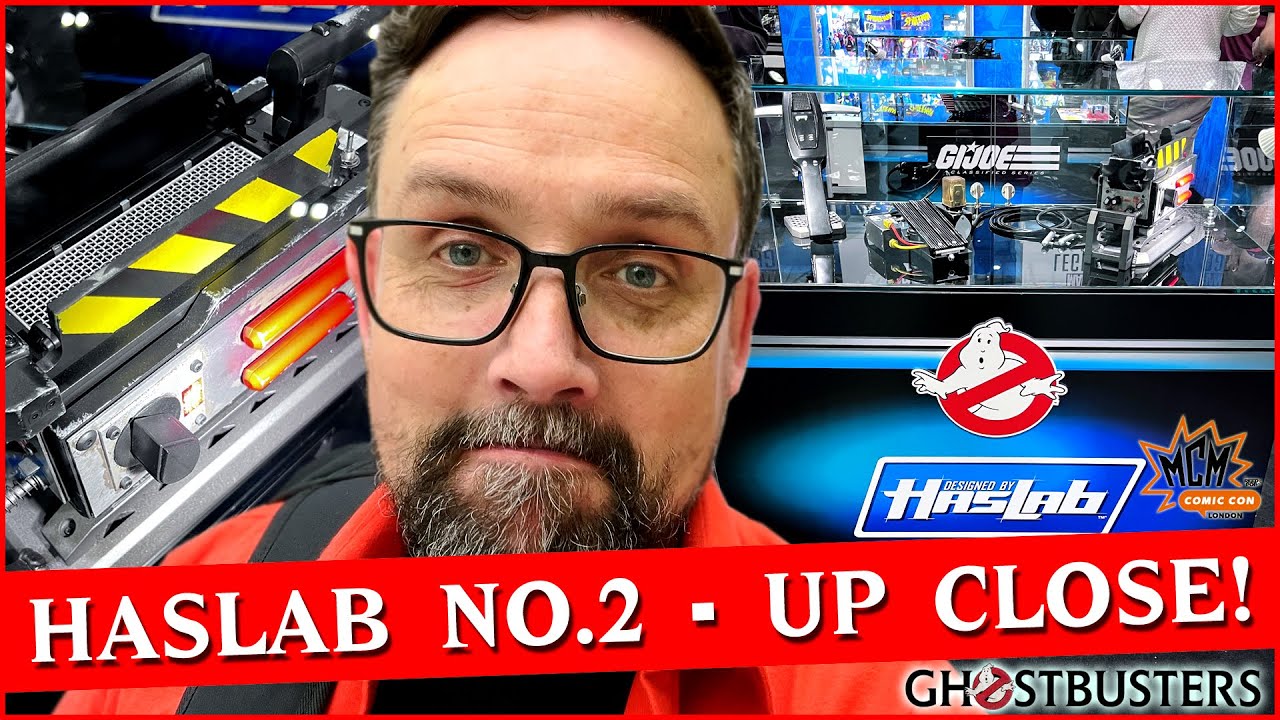 GHOSTBUSTERS HASLAB - UP CLOSE & PERSONAL WITH THE NEW GHOST TRAP & PKE METER!