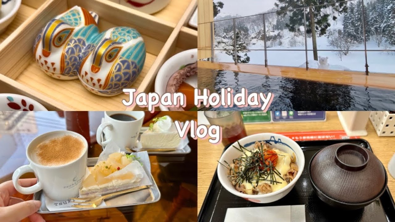 Ep4. Ginzan Onsen (Ginzanso) Breakfast • Spirited away town • Travel to Yamagata • Cafe • Matsuya