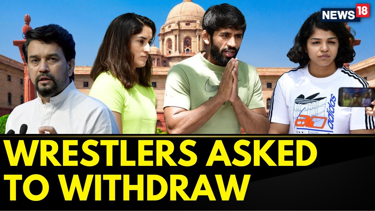 Wrestlers Protest: Anurag Thakur Asks Wrestlers To Withdraw Stir Against Brij Bhushan Sharan Singh