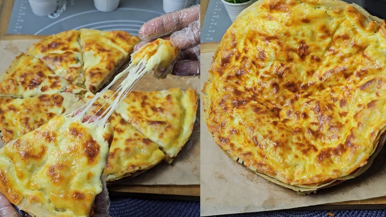 فطيره للعشا😋👌 خطيره بدون دقيق ❌ ولا جلاش ❌ ولا لحوم ❌  اتحداكى تقومى تعمليها بعد متشوفى الفيديو 👌