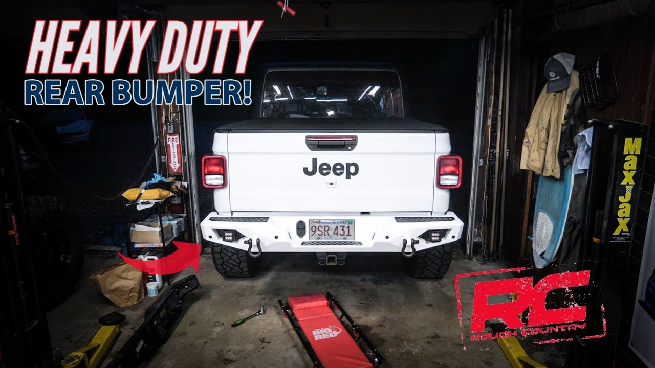 Rough Country Rear Bumper Installation // JEEP Gladiator JT