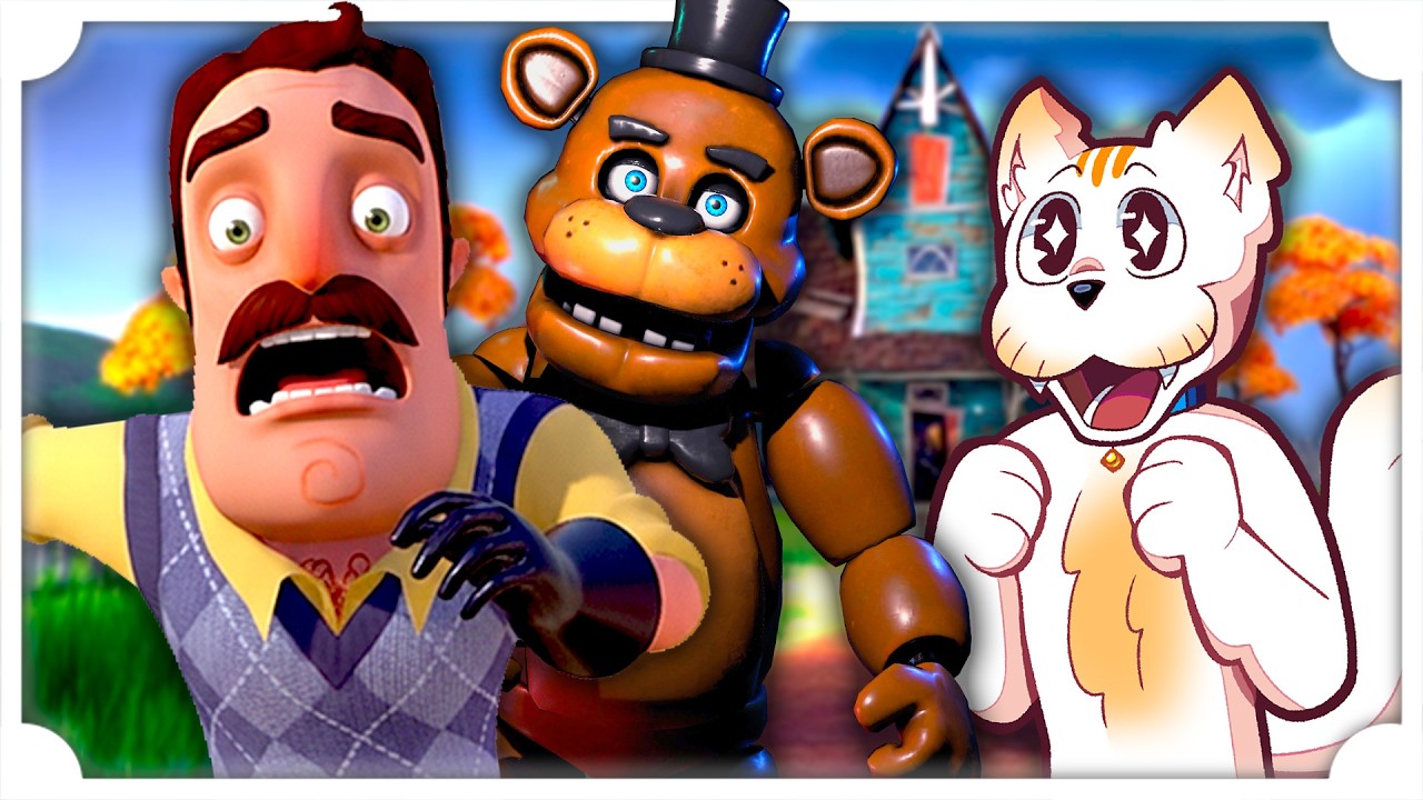 HO CREATO FREDDY DI FNAF PER SPAVENTARE IL VICINO DI HELLO NEIGHBOR!